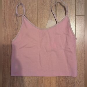 Forever 21 Light Pink Ribbed Camisole